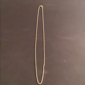 Men’s David Yurman 24inch box chain necklace